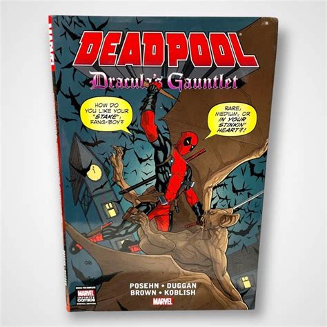 Marvel Comics Accents Deadpool Draculas Gauntlet Graphic Novel