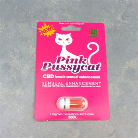 Pink Pussycat Cbd Female Sensual Enhancement Single Pill 24 Counts Per Veekay Wholesale