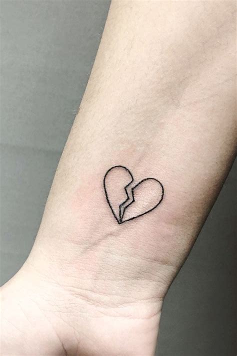 Broken Heart Tattoo On Wrist Tattoo Arena