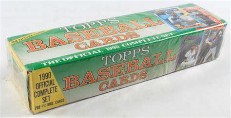 1990 Topps Complete Set Of 792 Baseball Cards See Description