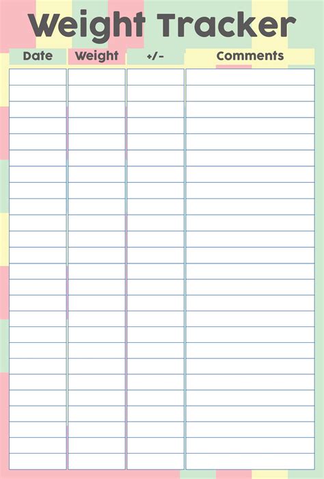 Best Weight Loss Logs Charts Printable Pdf For Free At Printablee