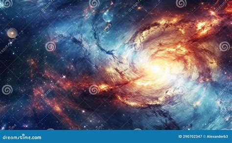 Cosmic Voyage. Celestial Dance of Swirling Galaxies, Nebulae, and