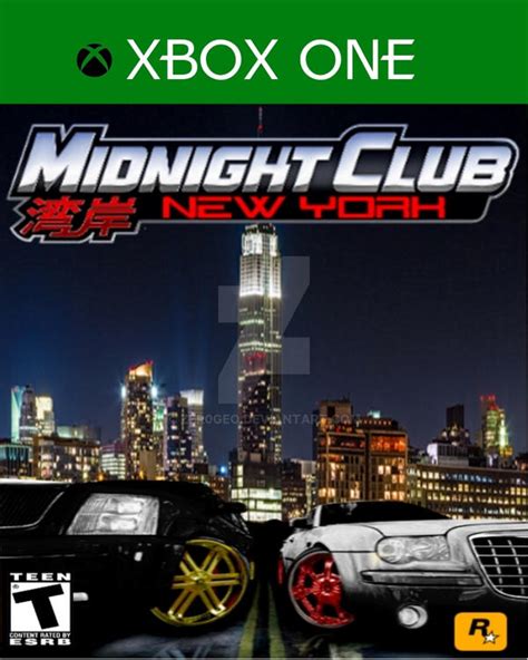 Midnight Club New York Xbox Game Cover By Zer0geo On Deviantart