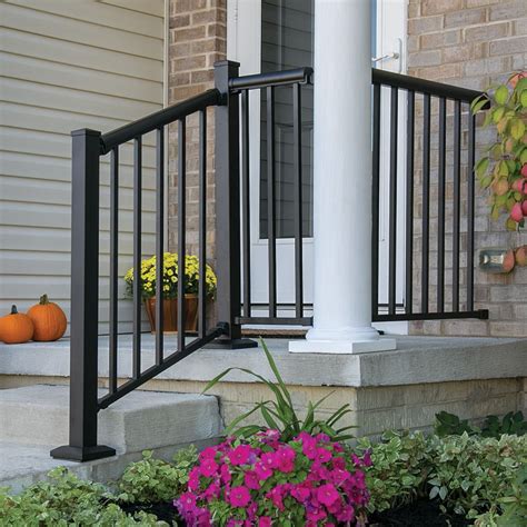 A wide variety of handrail lowes options are available to you, such as graphic design, others, and total solution for projects. Freedom 6-ft Winchester, Matte Black, Aluminum Deck Handrail | Aluminum decking, Deck balusters ...