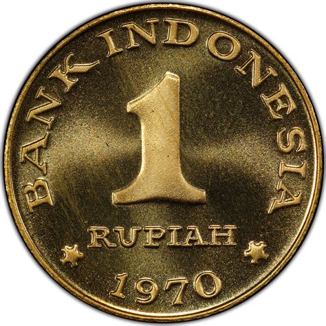 You have converted 1 malaysian ringgit to indonesian rupiah. 1 Rupiah (Pattern) - Indonesia - Numista