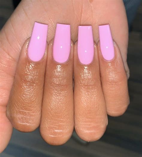 Pin By Janai Mayes On Claw In 2020 Square Acrylic Nails Light Pink