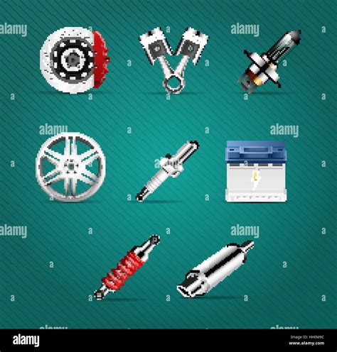 Car Parts Concept Stock Vector Image And Art Alamy