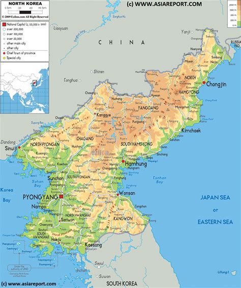 You can download svg, png and jpg files. Map Geographic - Overview of North Korea (D.P.R.K.) 2A