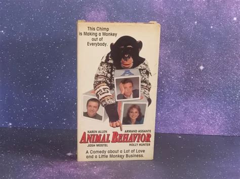 Animal Behavior Vhs 1989 Romantic Comedy Armand Assante Karen Allen