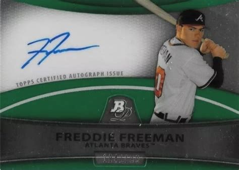 Top Freddie Freeman Cards Best Rookies Key Autographs List