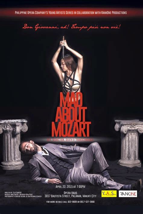mad about mozart sex seduction death and transcendence all set on april 22 ~ wazzup