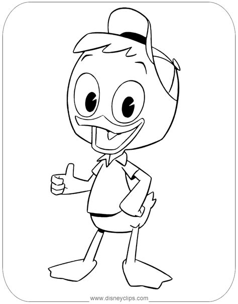 New Ducktales Coloring Pages
