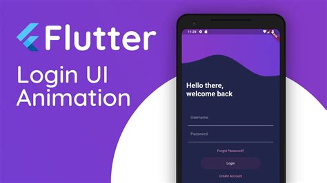 Flutter Tutorial Login UI With Animation