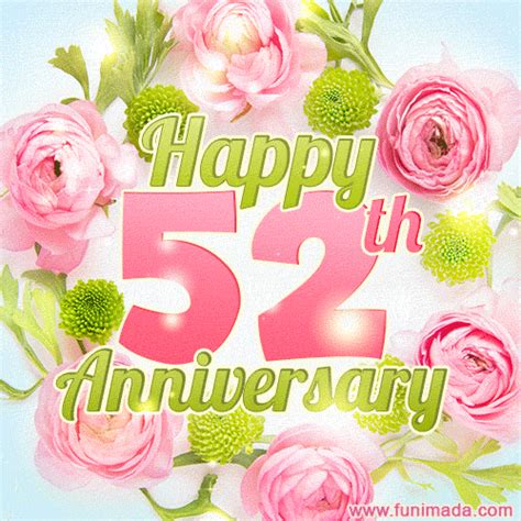 Happy 52nd Anniversary Celebrate 52 Years Of Marriage