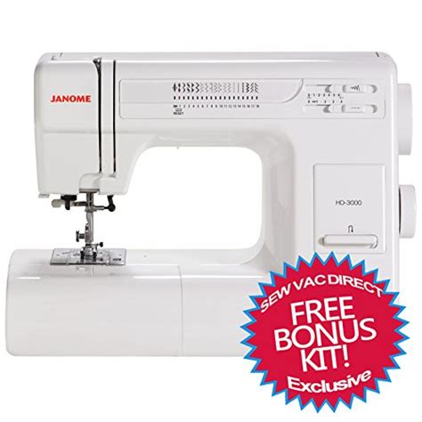Janome Hd3000 Heavy Duty Mechanical Sewing Machine W Free Bonus