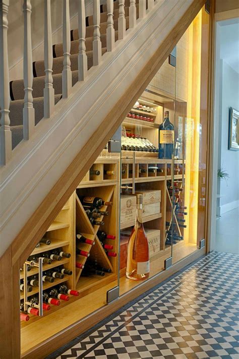 Ultimate Wine Rack Staircase Storage Space Under Stairs Under