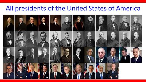 Timeline Of Us Presidents All Presidents Usa Youtube