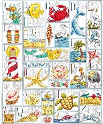 Cross stitch pattern blue sea wave palm island patchwork marine old postcard counted crossstitch patterns vintage designed by me, so you have a whale cross stitch pattern nautical cross stitch patterns | etsy. Fish - Cross Stitch Patterns & Kits - 123Stitch.com