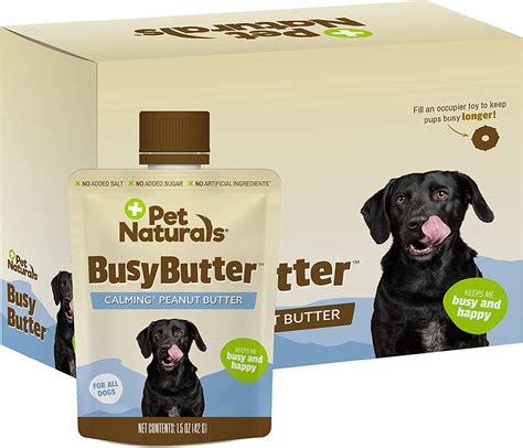 Pet Naturals Busy Butter Easy Squeeze Calming Peanut Butter For Dogs 6