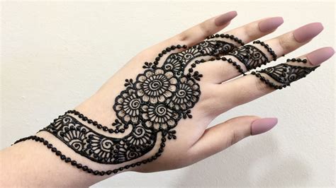 Eid Special Indo Arabic Arab Style Easy Simple Henna Mehndi Designs For