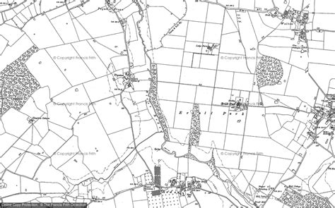 Historic Ordnance Survey Map Of Poynton 1881