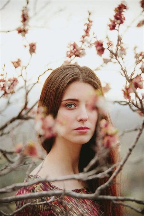 21 Portraits Of Most Beautiful Women With Flowers Portrait