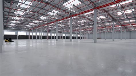 3d Model Industrial Warehouse Interior 8 Cgtrader