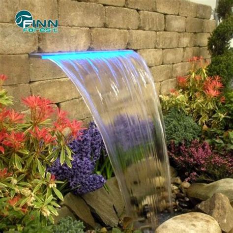 China Stainless Steel Indoor Or Outdoor Spa Pool Wall Fountain China