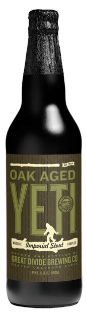 Great Divide Yeti Imperial Stout Oak Aged