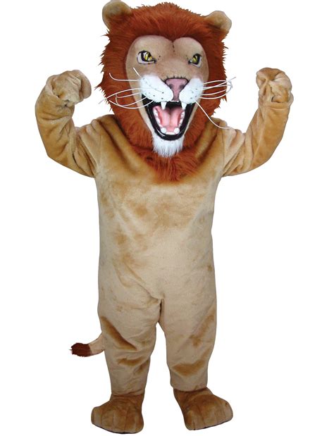 Lion Mascot Uniform Made In The Usa