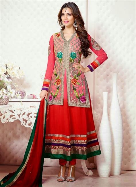 Latest Beautiful Fashion World New Punjabi Shalwar Kamiz Suits Punjabi