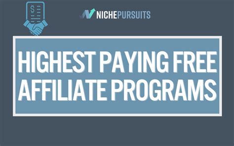 20 Free Affiliate Programs That Are High Paying In 2023