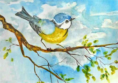 Картинки весенние птицы рисунки