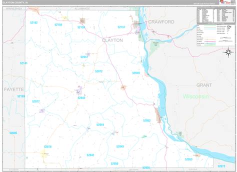 Clayton County Ia Maps