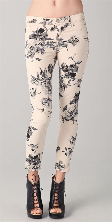 Get the best deal for xhilaration floral skirts for women from the largest online selection at ebay.com. J Brand Floral Print Skinny Jeans | Printed skinny jeans ...