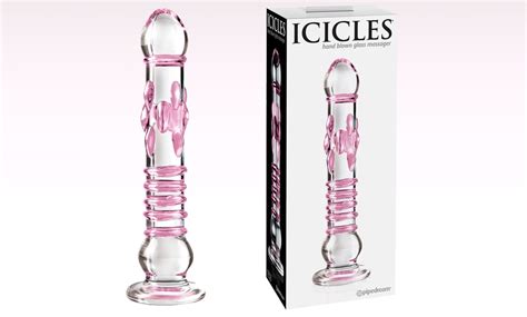 Icicles No 06 Glass Massager Groupon Goods
