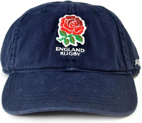 England Rfu Official Rugby Baseball Cap One Size Navy
