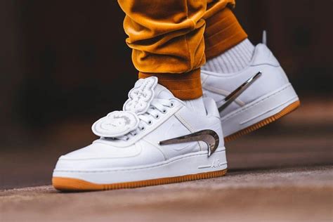 Buy Nike X Travis Scott Air Force 1 Sail Review White Shoes Outfit Off