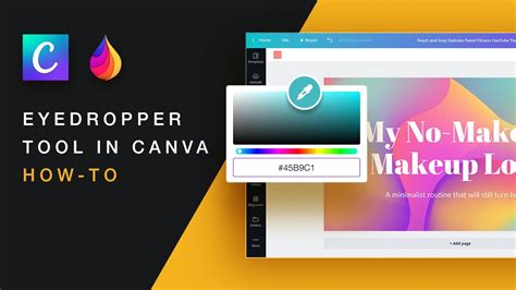 Eyedropper Tool In Canva NEW 2021 How To Guide YouTube