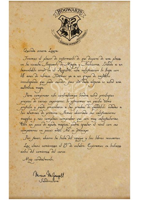 Carta De Aceptacion A Hogwarts Para Imprimir Best Quotes H Images And Photos Finder