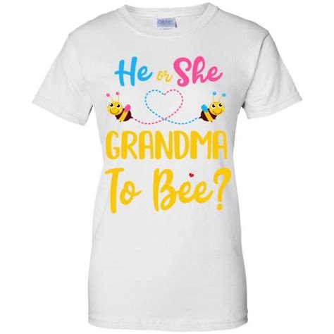 gender reveal pink blue what will it bee he or she grandma gender reveal shirts aunt t shirts