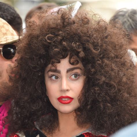 Lady Gagas Wild Curly Hair Gets Another Outing In Public Beauty News