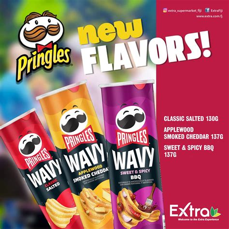 Pringles Wavy Potato Crisps Extra Supermarket
