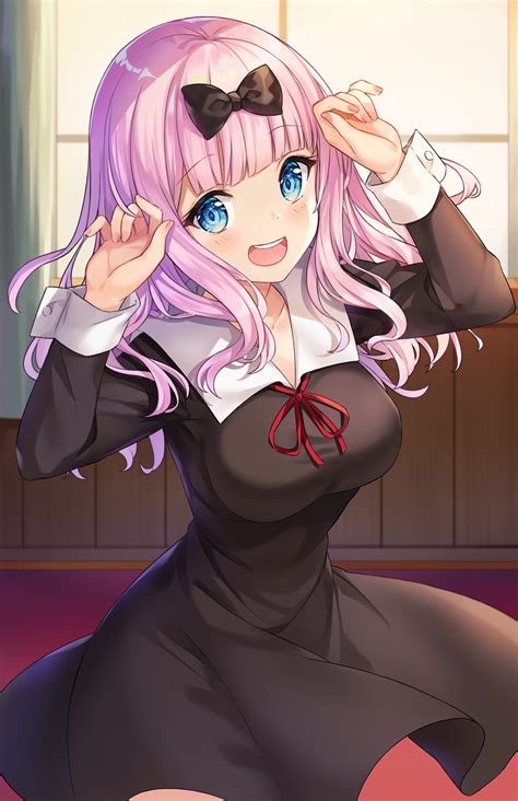Safebooru 1girl D Arms Up Bangs Black Bow Black Dress Blue Eyes Blush Bow Breasts Collared