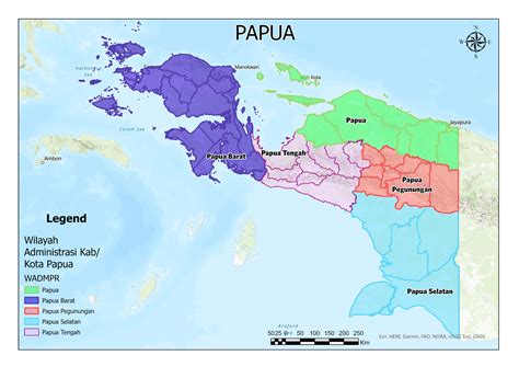Peta Provinsi Papua Business Map Peta Papua Pulau Paling Ujung The