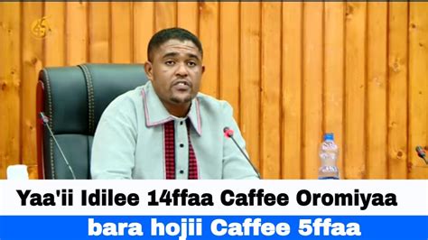 Yaaii Idilee 14ffaa Caffee Oromiyaa Bara Hojii Caffee 5ffaa Youtube