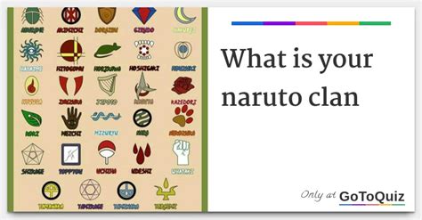 What Is Your Naruto Clan