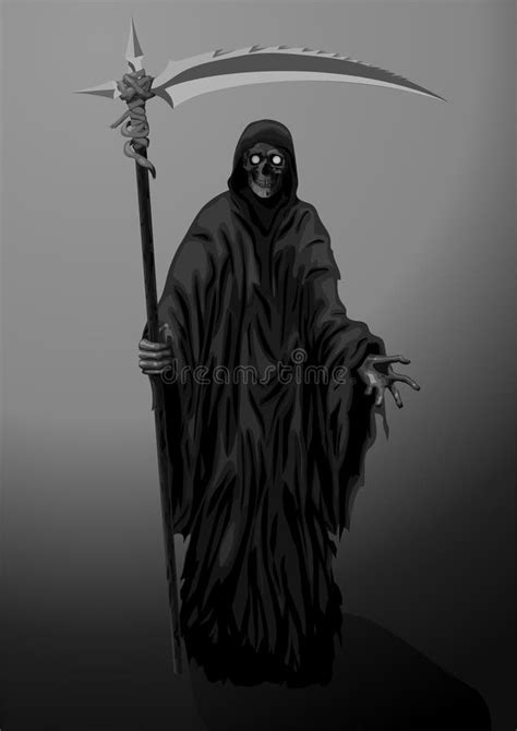 Halloween Grim Reaper Background Stock Illustrations 3143 Halloween
