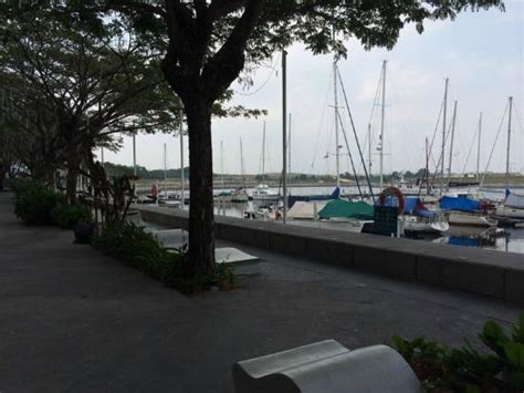 Puteri harbour is minutes away. Marina View from the Pool area - Picture of Hotel Jen ...