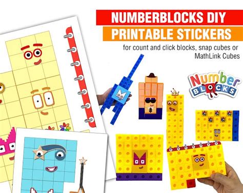Keiths Toy Box Numberblocks Printables In 2022 Printable Stickers